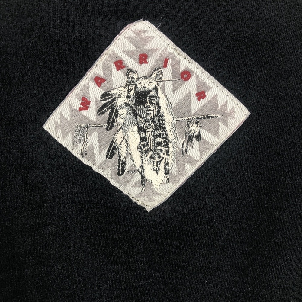 Vintage Authentic Native American T-shirt Single Stitch Warrior Brand USA Medium - Picture 10 of 13